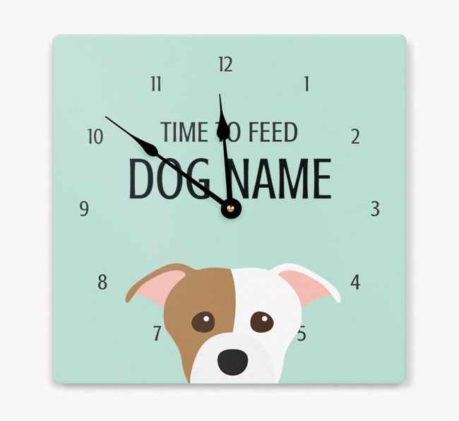 Tick Tock 'O' Clock: Personalised {breedFullName} Wall Clock